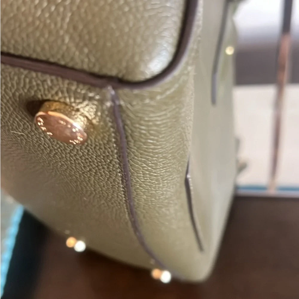 Michael Kors Hayes Olive Green Satchel